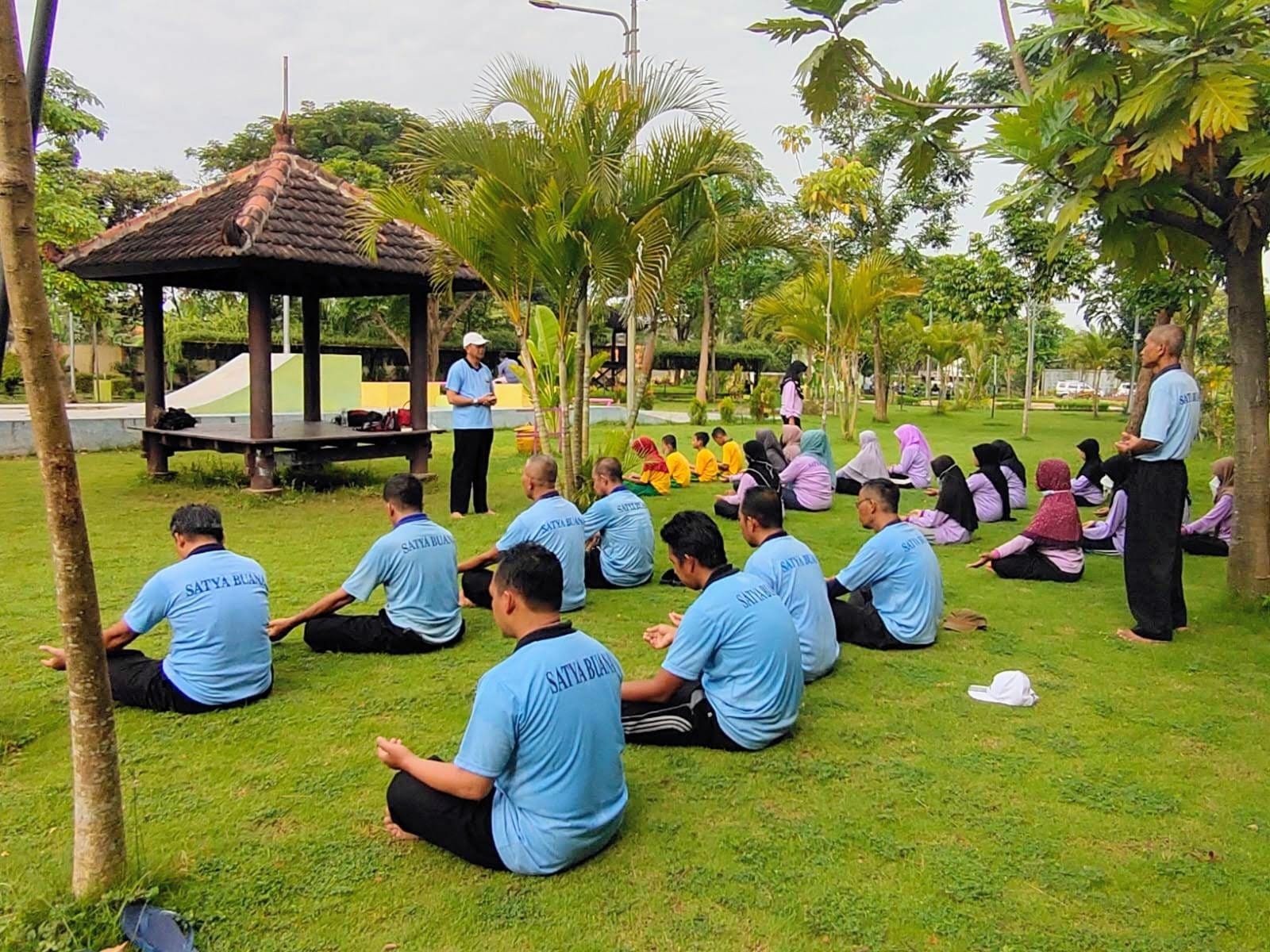 Evaluasi  PPOTD Satya Buana Cabang Pasuruan 20  Maret 2022 Dilaksanakan di Taman Hayati Pasuruan