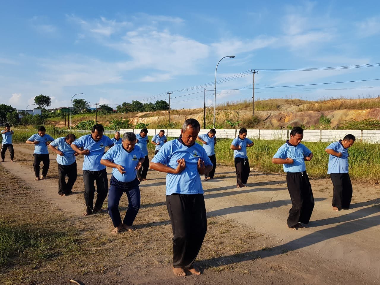Evaluasi PPOTD  Satya Buana Cabang Batam di lapangan  Bukit  Kemuning 21 Agustus  2019