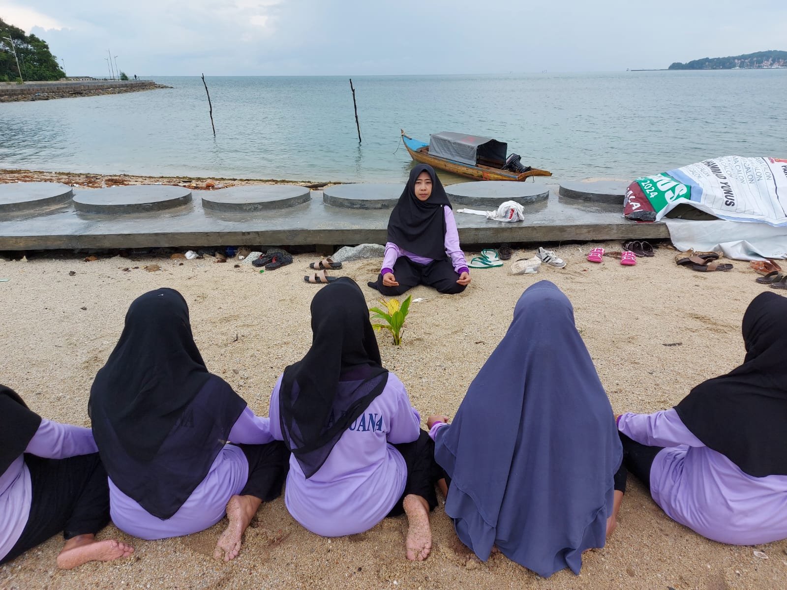 Evaluasi PPOTD Satya Buana Cabang Batam 16 Agustus 2020 di Pulau Putri Nongsa